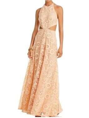 sarah maxi dress in gold sabina musayev | Dresses | New Sabina Musayev Rent